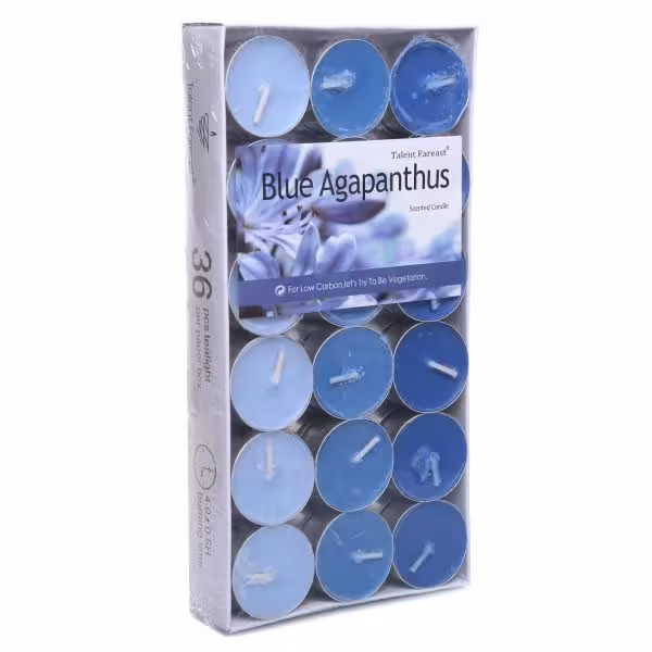 شمع وارمر 36 تایی رایحه زنبق آفریقایی Blue Agapanthus Candle