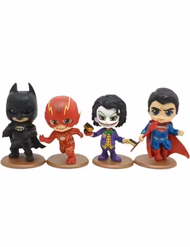 فیگور ابرقهرمانان Dc Comics ست 4 عددی