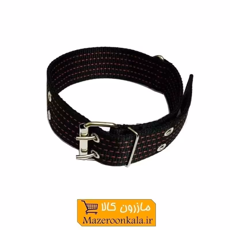 قلاده گردنی سگ برزنتی بزرگ و پهن عرض 5 سانت رنگ مشکی HPS-009G