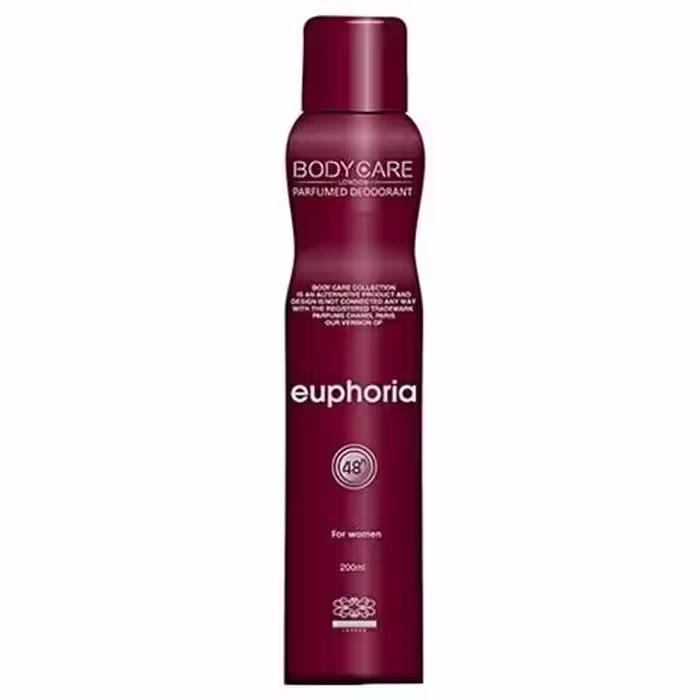 اسپری بدن زنانه بادی کر مدل ایفوریا Body Care Euphoria حجم 200 میل