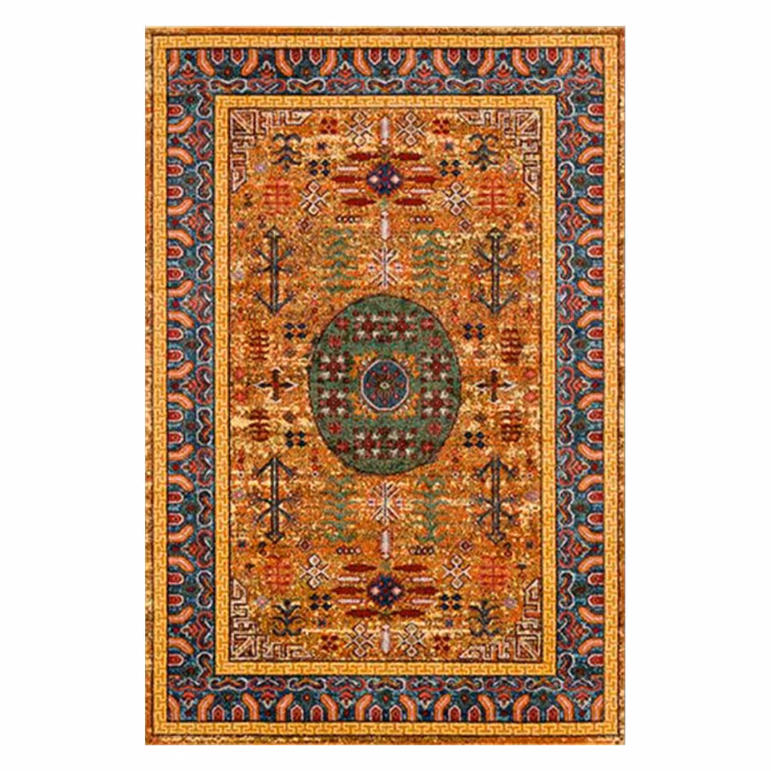 فرش مخمل هازان ترک طرح سنتی کد O149