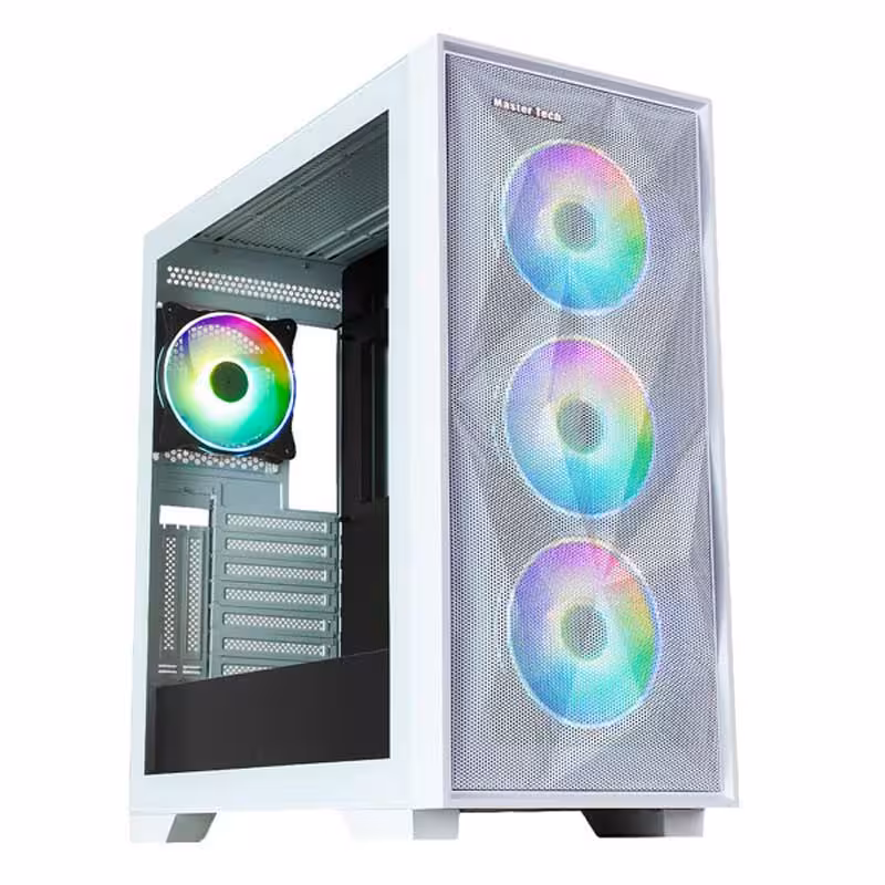 کیس کامپیوتر گیمینگ مسترتک مدل Hunter X Gaming White