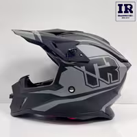 کلاه کاسکت کراسی تایگر Tiger مشکی طوسی
