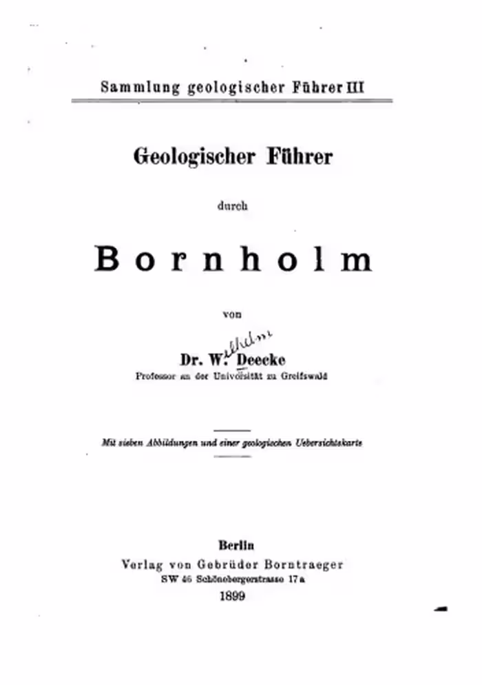 خرید و دانلود نسخه کامل کتاب Geologischer Führer durch Bornholm