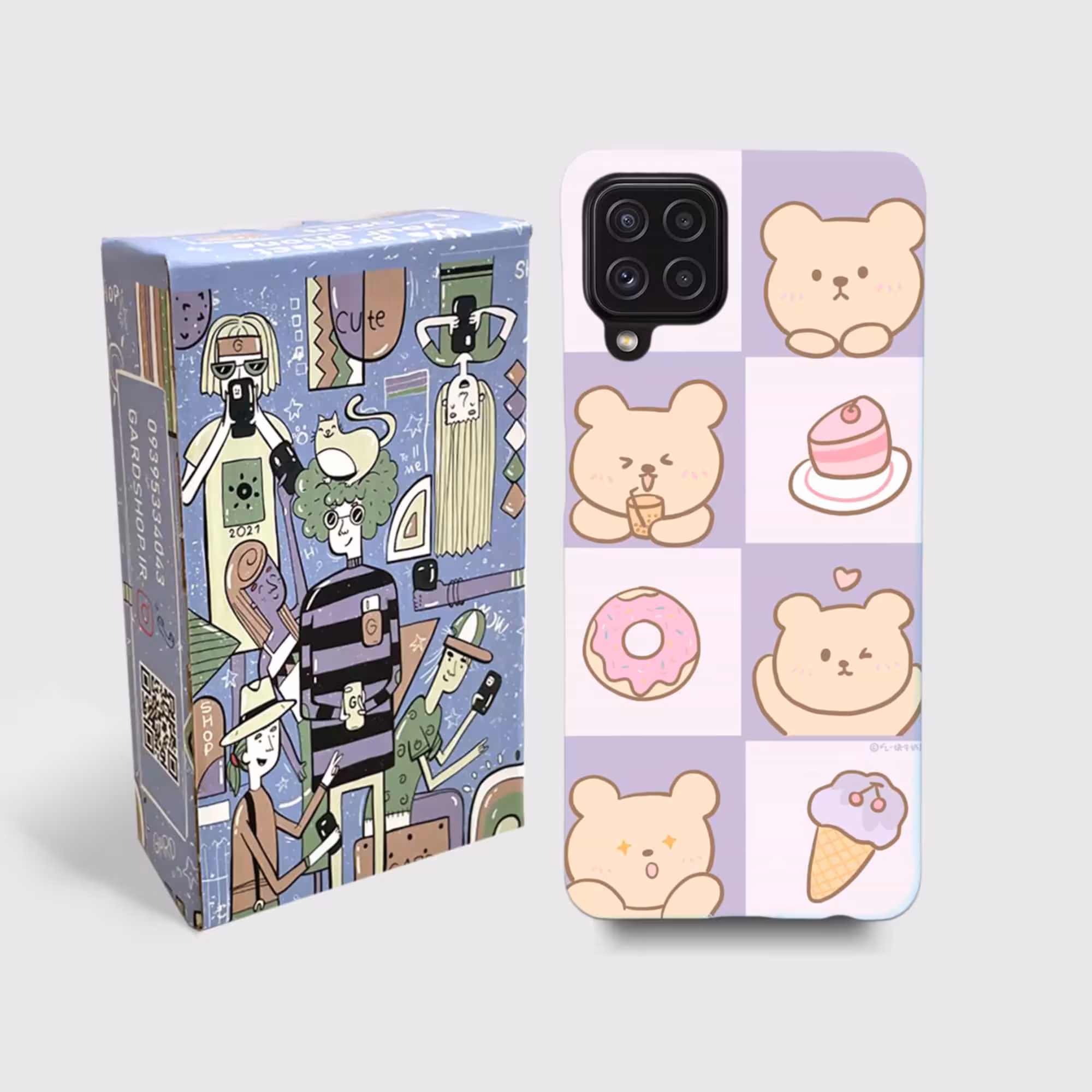 کاور گارد قاب مناسب برای گوشی موبایل سامسونگA22 4g -کدG6039