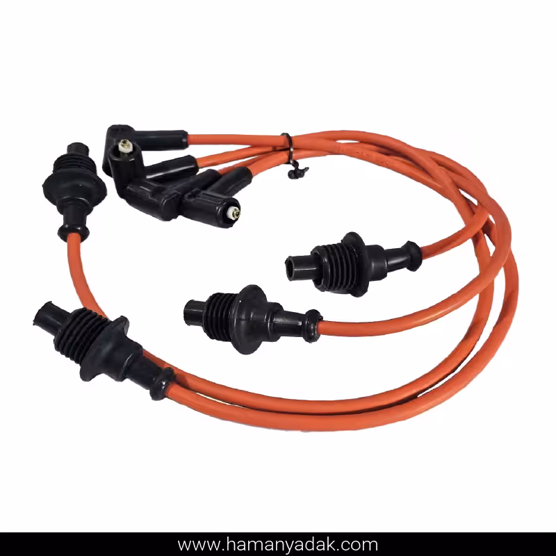 وایر شمع تقویتی پژو 405 (1800) سر سیم برنجی برند قدر قطعه