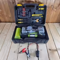 کمپرسور فندکی دو سیلندر با لوازم اوکی OK