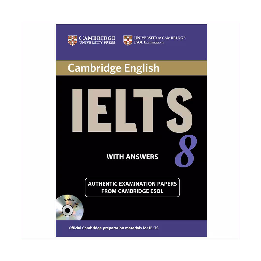 کتاب Cambridge IELTS 8 CD دو رنگ