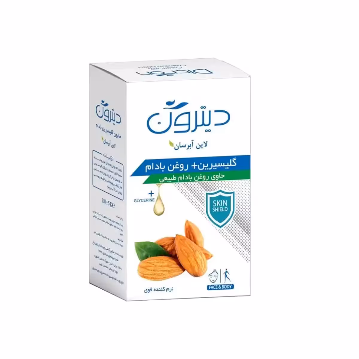 صابون گلیسیرینه بادام حجم 110گرمی دیترون