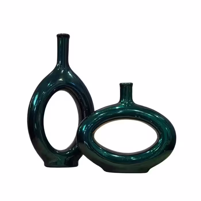 گلدان دکوری مدل دژاوو کد A1005 مجموعه دو عددی