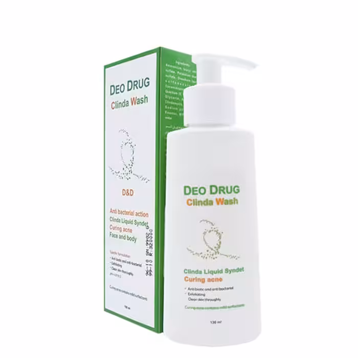 پن مایع دئودراگ حاوی کلیندامایسین (کلیندا واش)