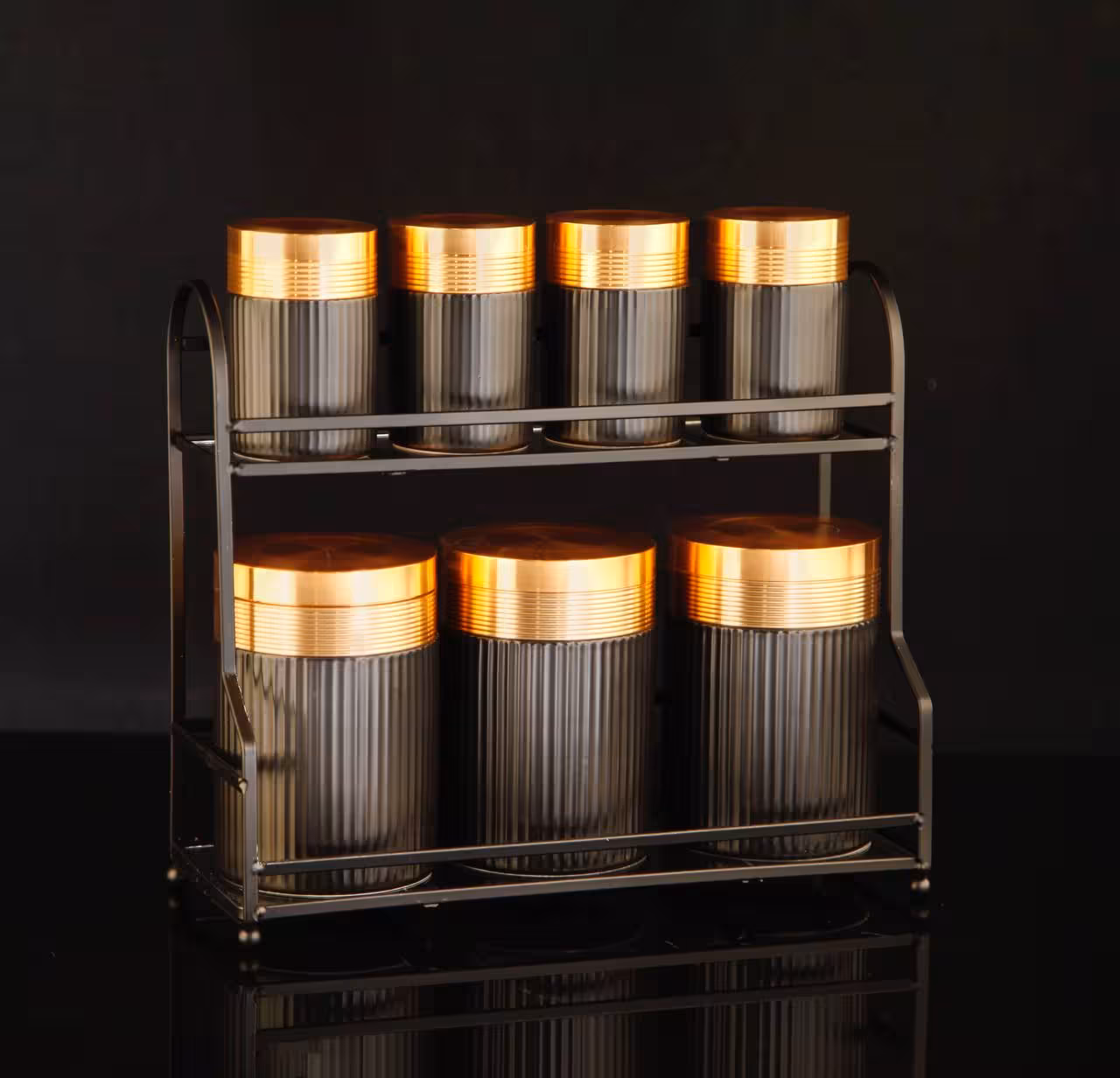 پاسماوری استوانه خط دار مشکی آسا