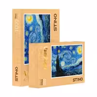 پازل شیشه ای استینو 1000 تکه طرح ونگوگ (کد 12102)،(باجعبه)