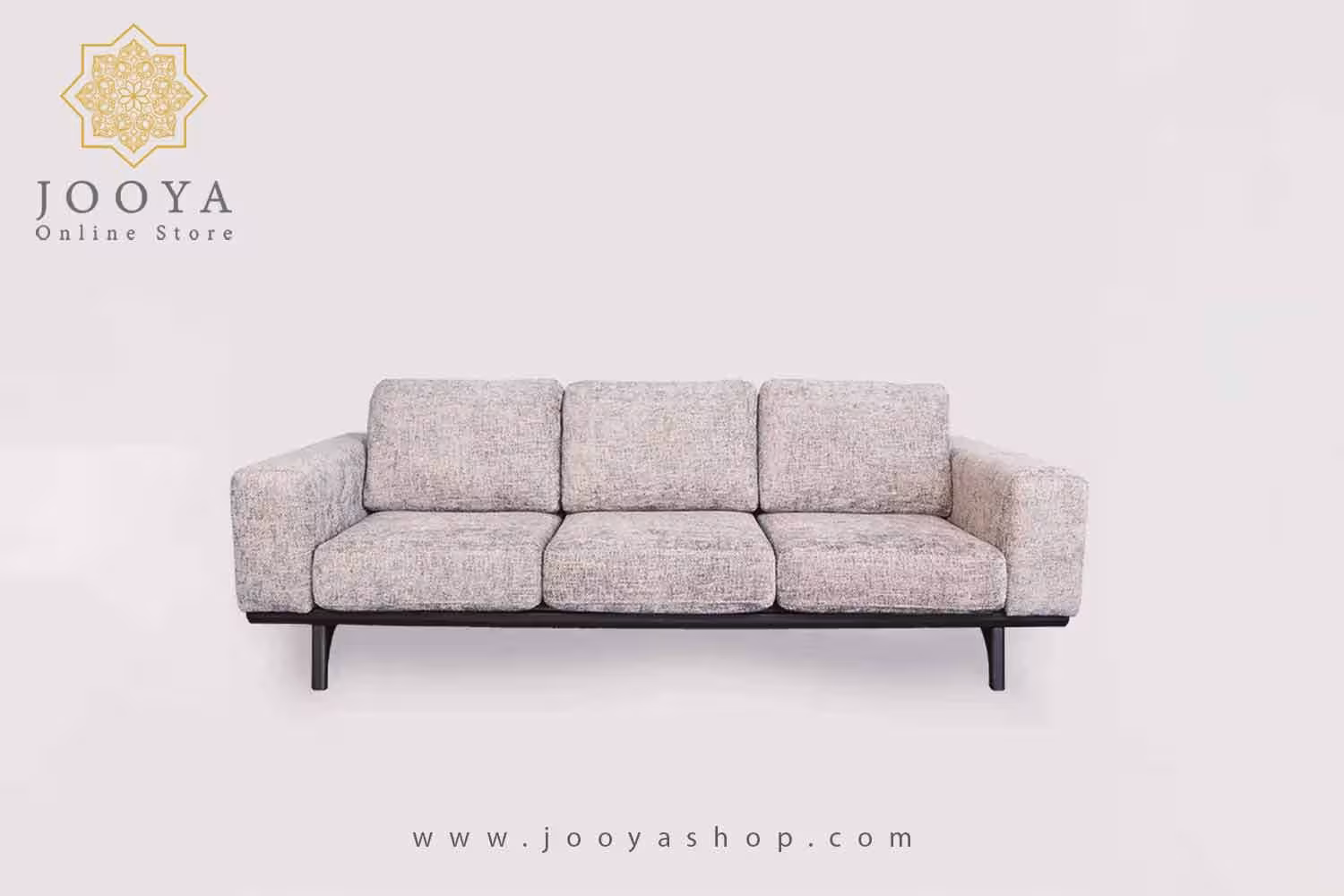 مبل راحتی سه نفره اورلاندو کرم شیری