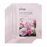 ماسک ورقه ای BPDE مدل گل رز حجم 25 گرمی (بسته 10 عددی)