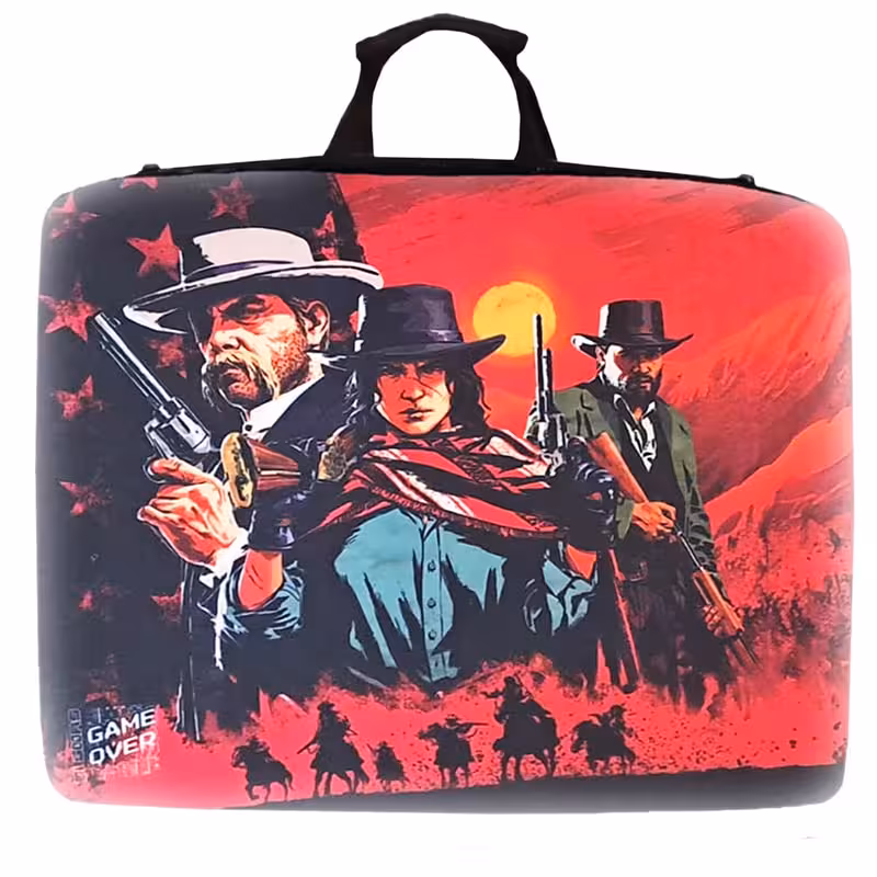 کیف حمل کنسول ps4 طرح RED DEAD