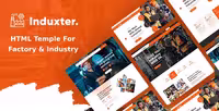 دانلود قالب HTML صنعتی Induxter