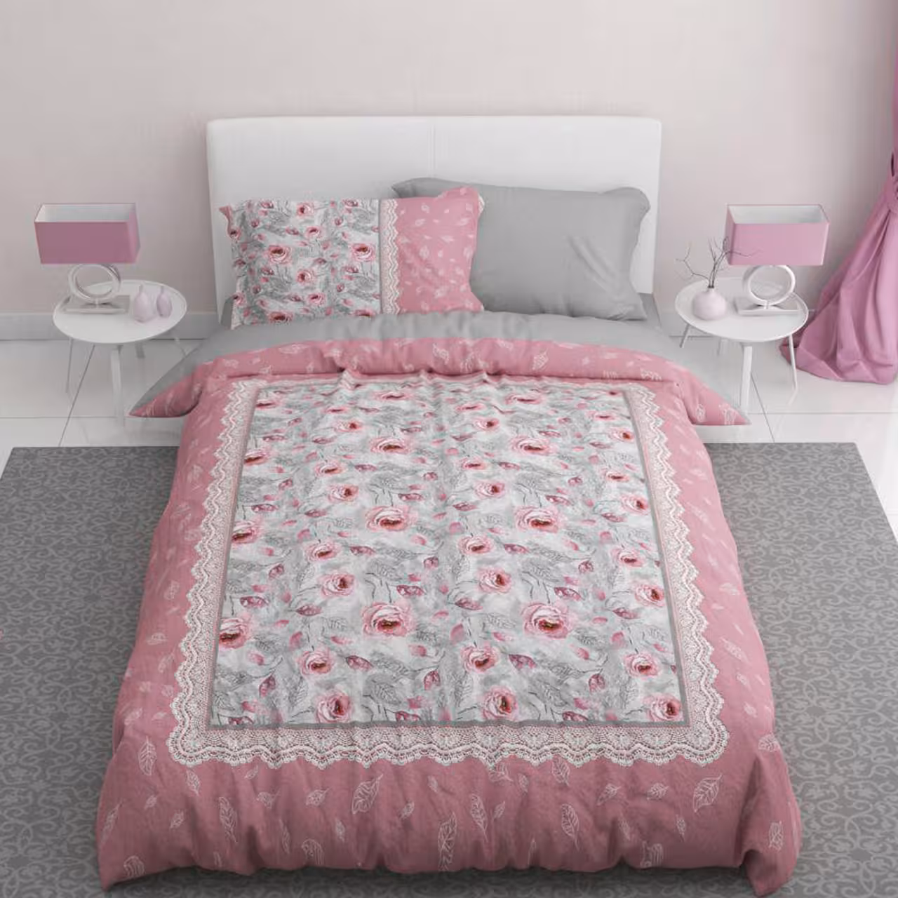 سرویس لحاف روتختی ترکسان یک نفره 4 تیکه کد D159