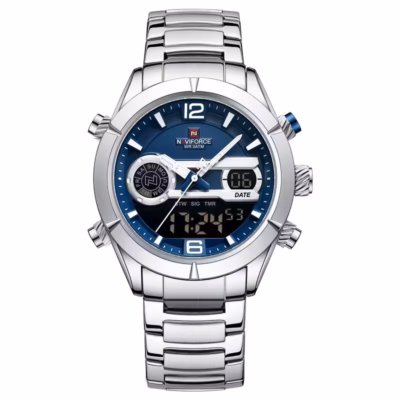 ساعت مچی عقربه‌ای کوارتز مردانه نیوی فورس مدل 9232SBE