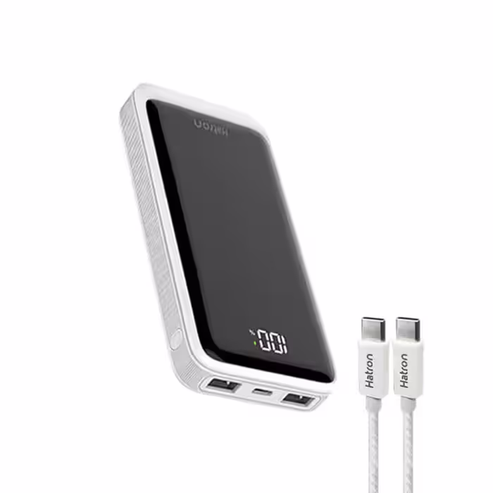 شارژر همراه 22.5W هترون مدل HPB1055G ظرفیت 10000mAh