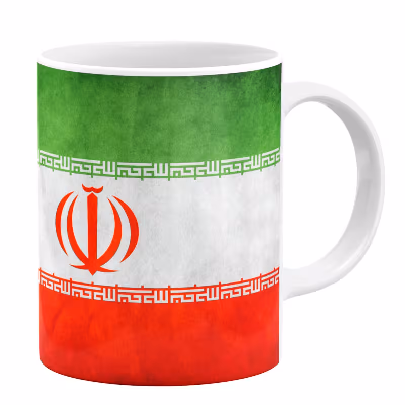 خرید ماگ-لیوان گالری وبفر  پرچم ایران کد 778