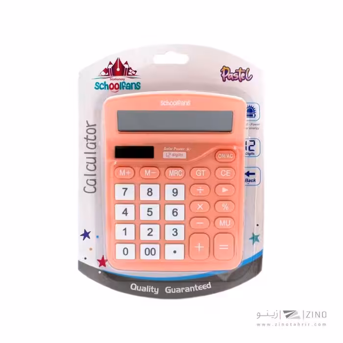 ماشین حساب رومیزی 12رقم اسکول فنز کد92900