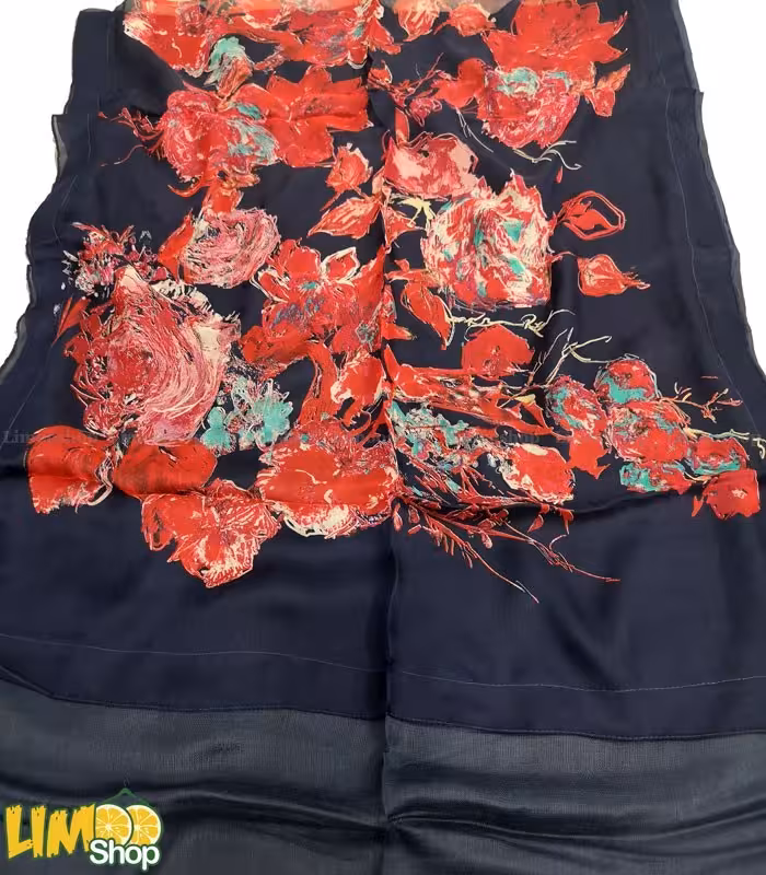 شال سرمه ای قرمز