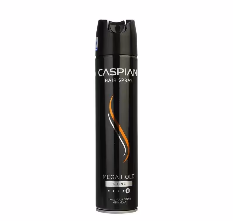اسپری مو براق کننده فوق قوی کاسپین 250ml