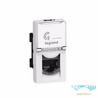 کیستون شبکه لگراند CAT6 UTP یک ماژول باریک Keystone Legrand CAT6 UTP Network A slim module