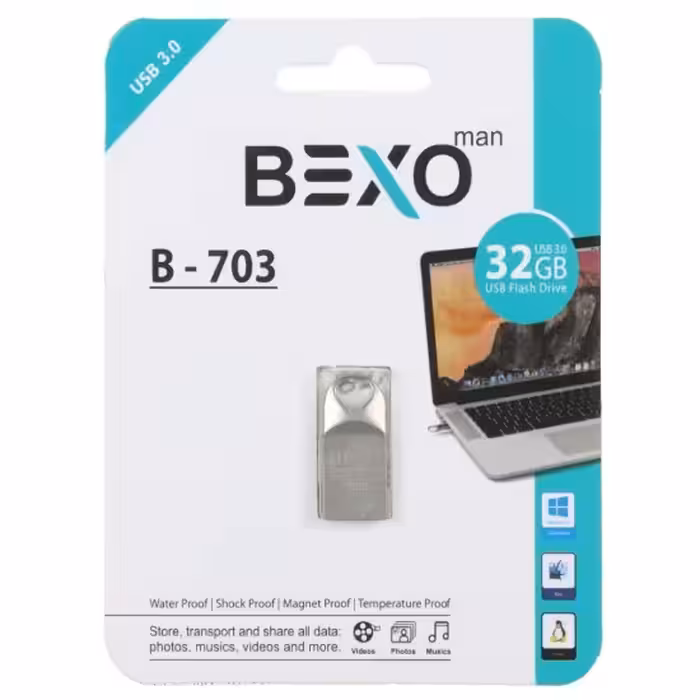 فلش مموری بکسو مدل B-703 USB3.0 ظرفیت 32 گیگابایت
