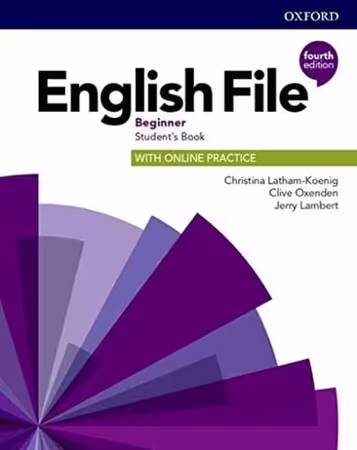 English File Beginner fourth edition کتاب اموزش زبان