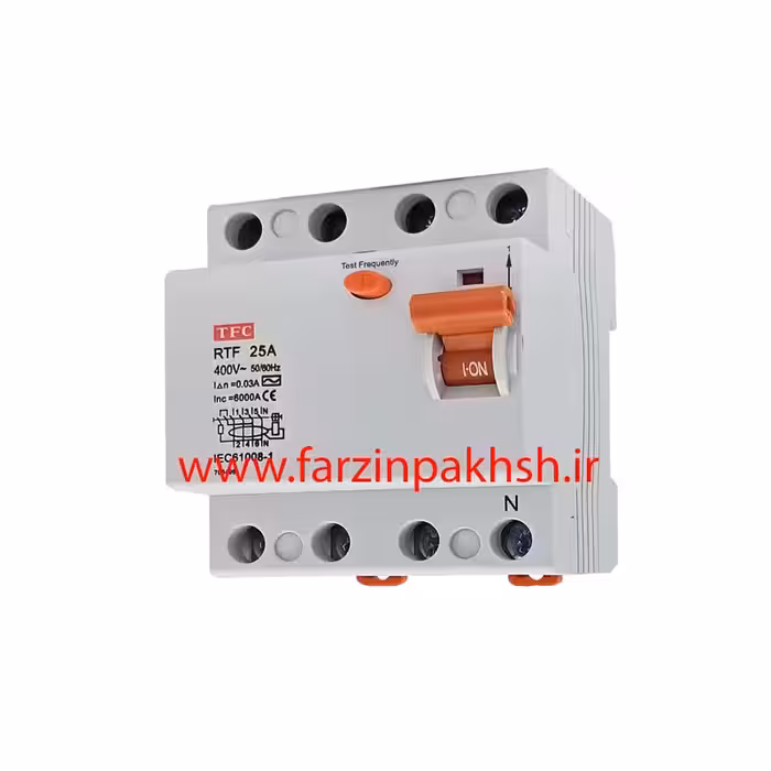 کلید محافظ جان سه فاز 25 آمپر AEG (توس فیوز)