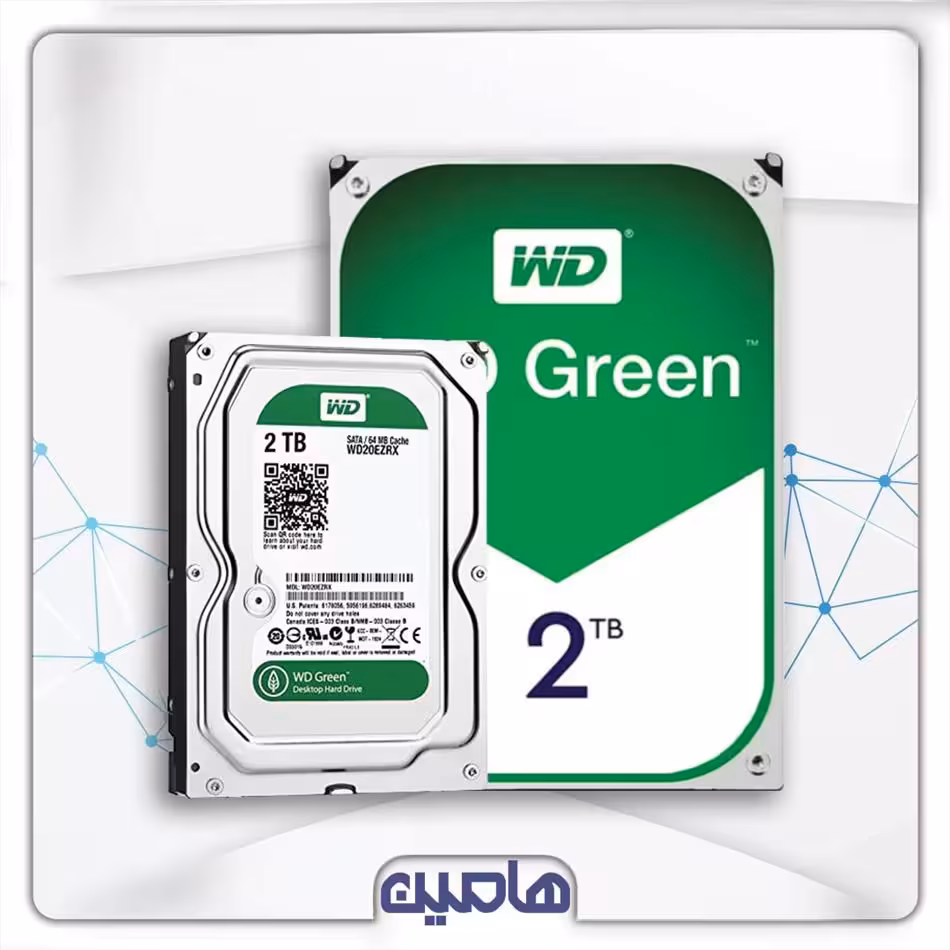هارد اینترنال 2 ترابایت وسترن سبز