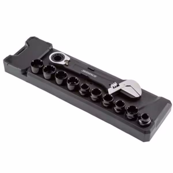 آچار فراسنه جغجغه دار پارکساید مدل Spanner with Socket Set