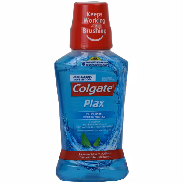دهان شویه کلگیت سری پلاکس مدل pappermint حجم 500ml