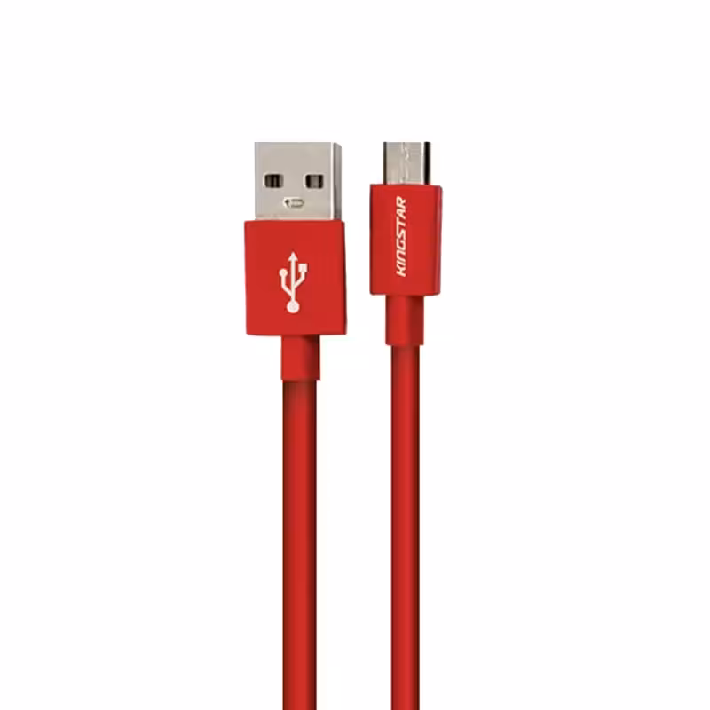 کابل USB به microUSB کینگ استار مدل K64A طول 1.2 متر | Kingstar