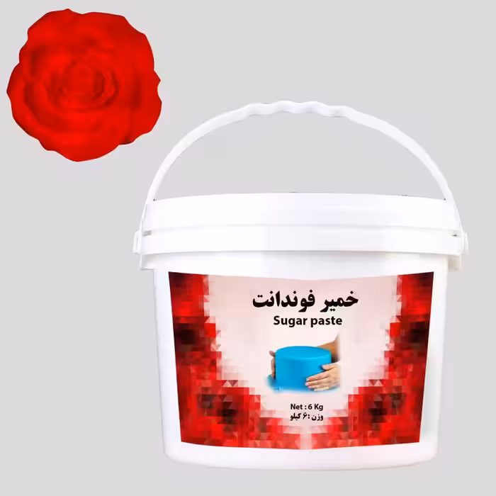 بودکور خمير فوندانت 6 کيلويي قرمز 260032