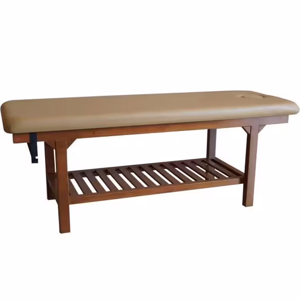 تخت ماساژ پایه چوبی تشک ثابت