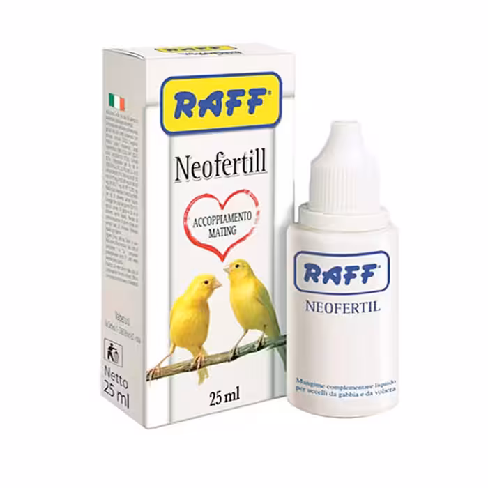 قطره افزایش انرژی تولید مثل پرندگان نر و ماده برند ایتالیایی راف مدل Neofertill