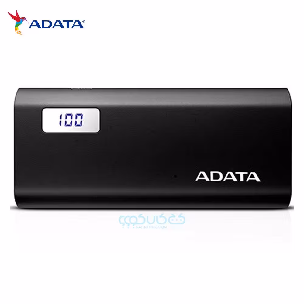 پاور بانک 12.500 میلی آمپر ای دیتا مدل ADATA P12500D رنگ مشکی