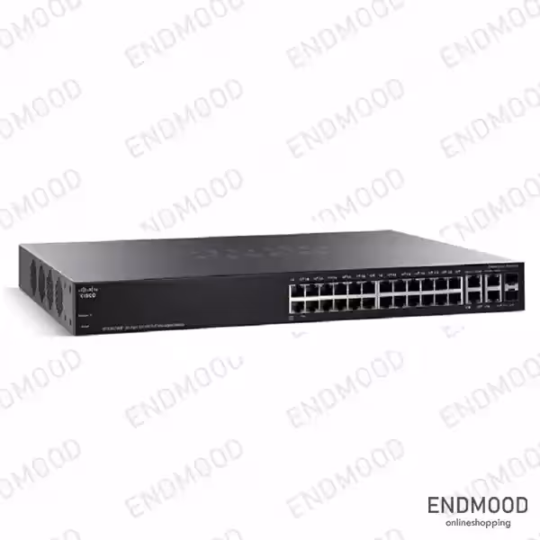 سوئیچ شبکه سیسکو 24 پورت مدل SF300-24MP