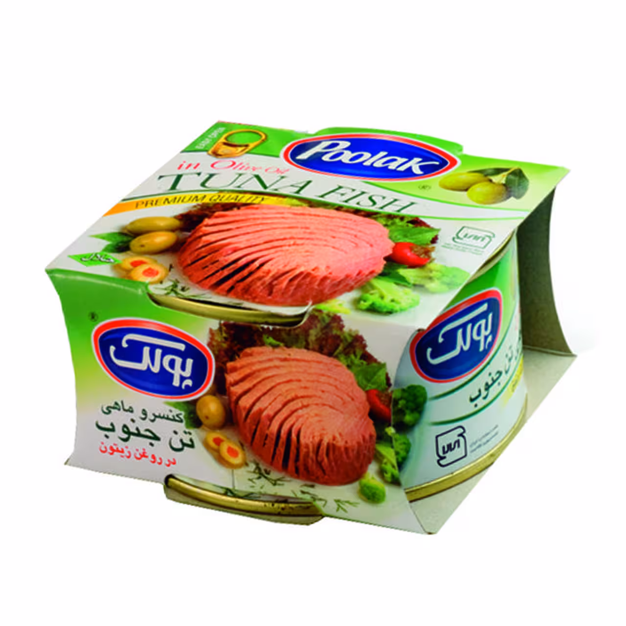 کنسرو ماهی تن جنوب پولک در روغن زیتون 180 گرمی