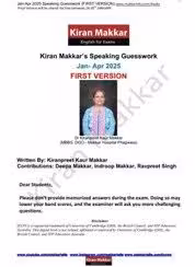 کتاب KIRAN MAKKAR SPEAKING GUESSWORK IELTS JAN-APR 2025