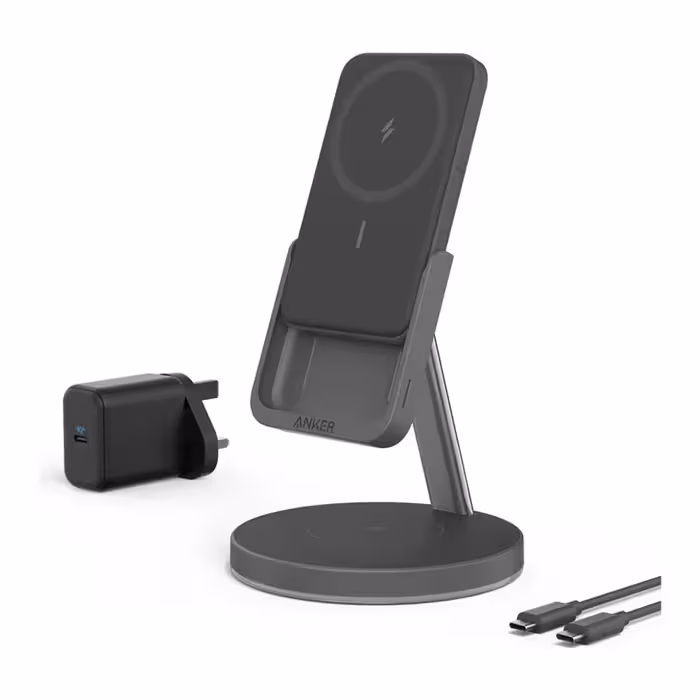 شارژر بی‌ سیم موبایل 7.5 وات برند انکر مدل A25A7 633 MagGo