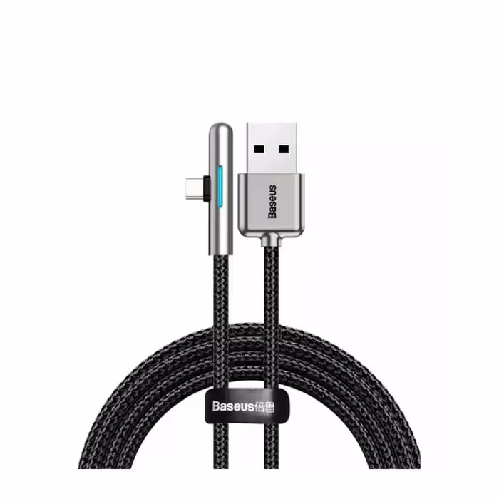کابل 1 متری USB به Type-C بیسوس  مدل Baseus Iridescent Lamp CAT7C
