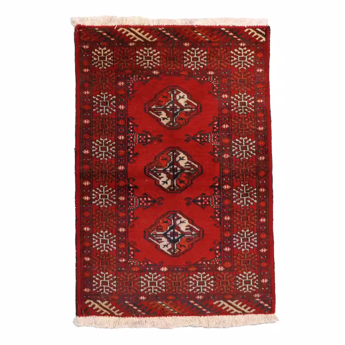 فرش قدیمی دستباف نیم متری کد 4030422