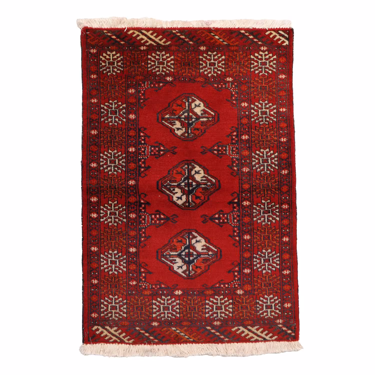 فرش قدیمی دستباف نیم متری کد 4030422