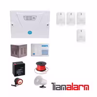 پکیج دزدگیر اماکن با سیم مدل کلاسیک سیم کارتی و تلفنی CGA4