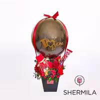 باکس گل و شکلات رومینا