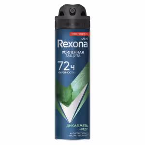 اسپری دئودورانت رکسونا Rexona مردانه 72 ساعته مدل Жаркая мята и кедр حجم 150 میل